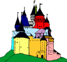 Dibujo Castillo medieval pintado por ccarbo
