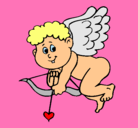 Dibujo Cupido pintado por Asdrubal 