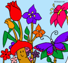 Dibujo Fauna y flora pintado por vick