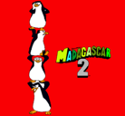 Dibujo Madagascar 2 Pingüinos pintado por jersson