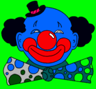 Dibujo Payaso con una gran sonrisa pintado por ER45321QWEER