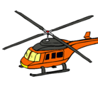 Dibujo Helicóptero  pintado por helicoptero