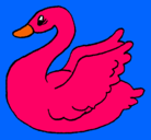 Dibujo Cisne pintado por rossana
