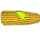 Dibujo Mazorca de maíz pintado por luisanyhely