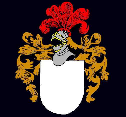 Escudo de armas y casco