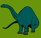 Dibujo Braquiosaurio II pintado por bvbvbvbvbvbv