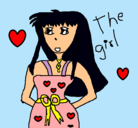 Dibujo The girl pintado por andreabarragan