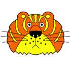 Dibujo Tigre III pintado por miri