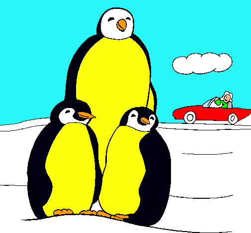 Familia pingüino