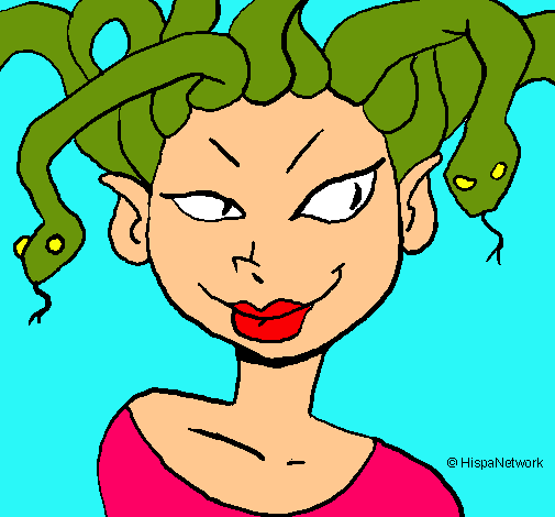 Mujer medusa