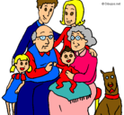 Dibujo Familia pintado por jasmin8