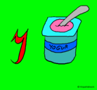 Dibujo Yogur pintado por olga111