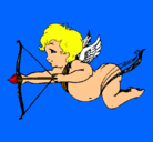 Dibujo Cupido volando pintado por belavi