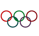 Dibujo Anillas de los juegos olimpícos pintado por JORGERS