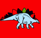 Dibujo Stegosaurus pintado por gaboo