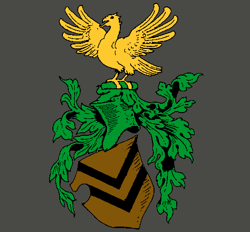 Escudo de armas y aguila 