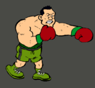 Dibujo Boxeador pintado por chumel