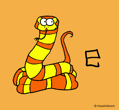 Dibujo Serpiente pintado por lkaritoO