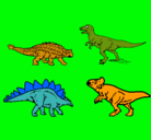 Dibujo Dinosaurios de tierra pintado por CRISIVAN