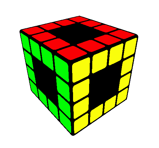 Dibujo Cubo de Rubik pintado por 9Luis9