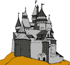 Dibujo Castillo medieval pintado por saul