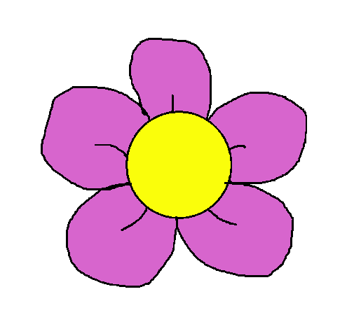 Dibujo de Flor 3 pintado por Primavera en Dibujos.net el día 18-02-11 a las  20:33:41. Imprime, pinta o colorea tus propios dibujos!