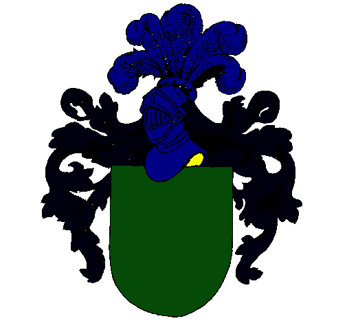 Escudo de armas y casco