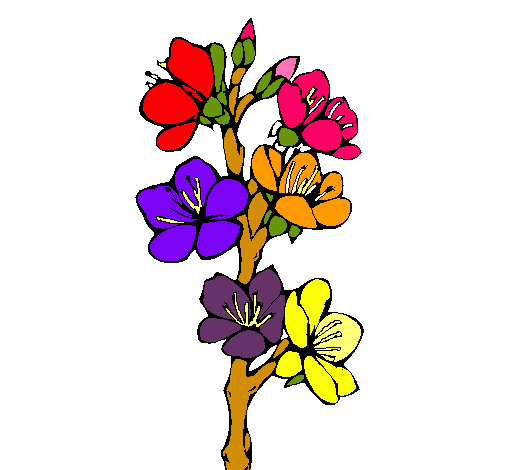 Dibujo Flores de campo pintado por vick