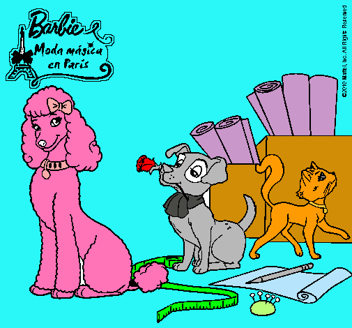 La mascota de Barbie