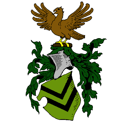 Escudo de armas y aguila 