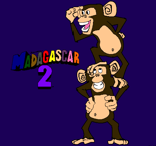 Madagascar 2 Manson y Phil