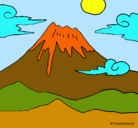 Dibujo Monte Fuji pintado por bodesponja