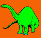 Dibujo Braquiosaurio II pintado por tochematole
