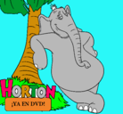 Dibujo Horton pintado por ollivia