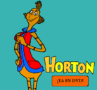 Dibujo Horton - Alcalde pintado por piano