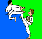 Dibujo Kárate pintado por karate 