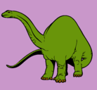 Dibujo Braquiosaurio II pintado por MARQUENAHUEL