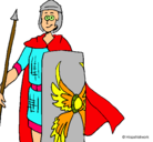 Dibujo Soldado romano II pintado por manolita1