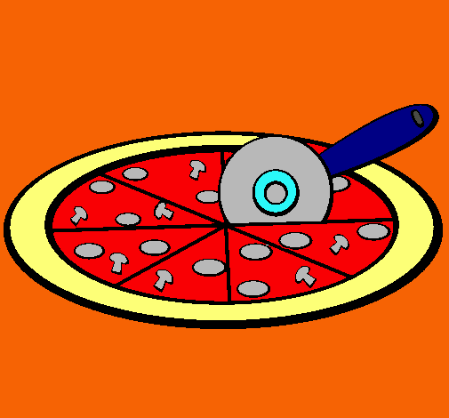 Dibujo Pizza pintado por Gonchi