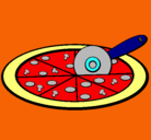 Dibujo Pizza pintado por Gonchi