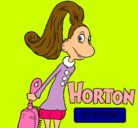 Dibujo Horton - Sally O'Maley pintado por marianita