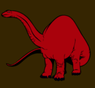 Dibujo Braquiosaurio II pintado por najute