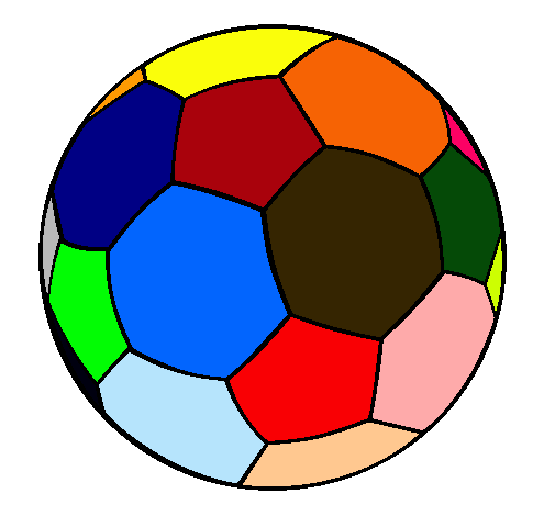 Dibujo de Pelota de fútbol II pintado por Balon en Dibujos.net el día  12-10-11 a las 12:46:07. Imprime…