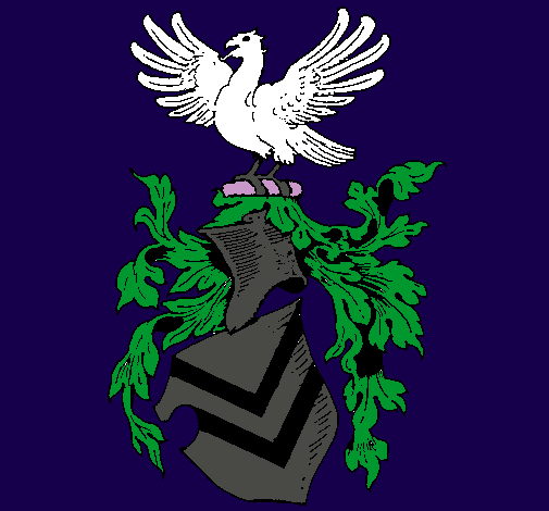 Escudo de armas y aguila 