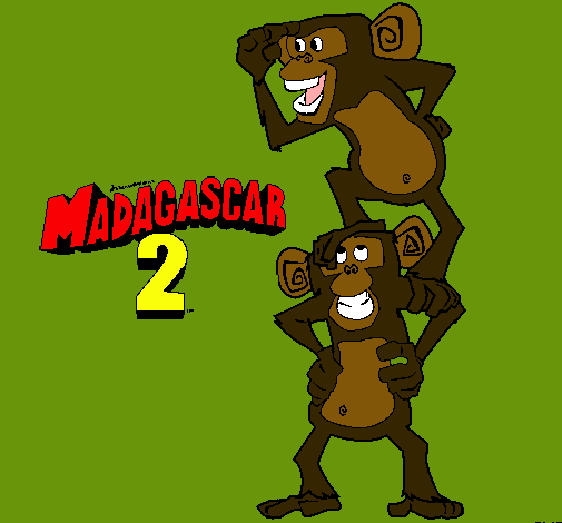 Madagascar 2 Manson y Phil