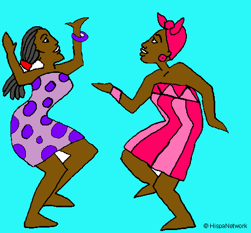 Mujeres bailando