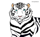 Dibujo Tigre pintado por juanmi48