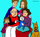 Dibujo Familia pintado por agata