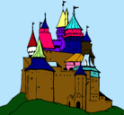 Dibujo Castillo medieval pintado por fabian_1