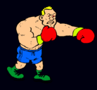 Dibujo Boxeador pintado por avatar